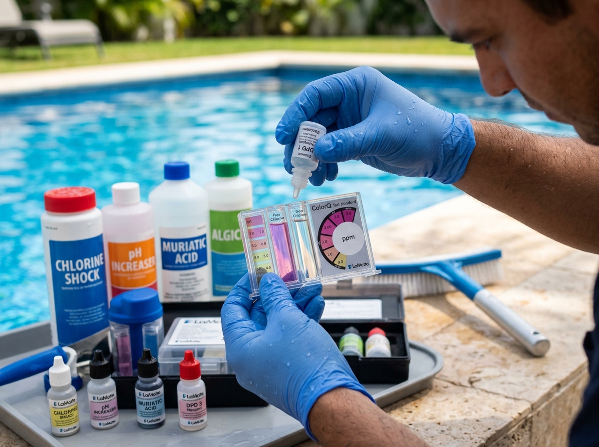 Tratamiento de agua para piscinas